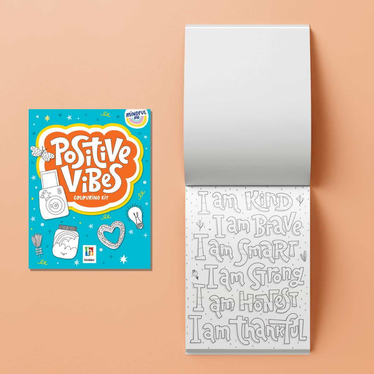Buy Hinkler Mindful Me Positive Vibes Colouring Kit | Yallatoys.com