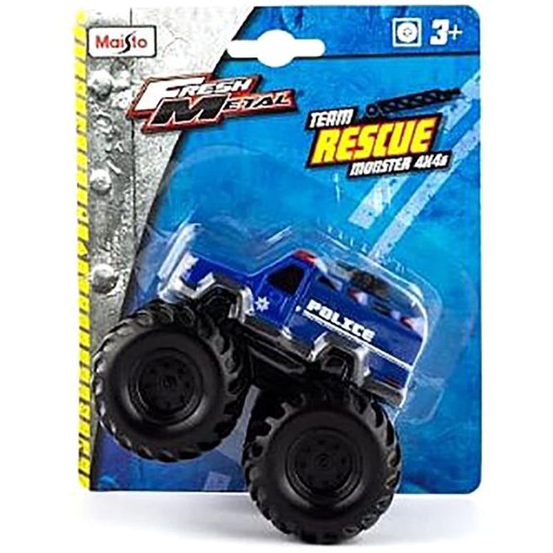 Buy Maisto Fresh Metal Team Rescue Monster 4Ã—4 (Sold Separately Subject To Availability) | Yallatoys.com