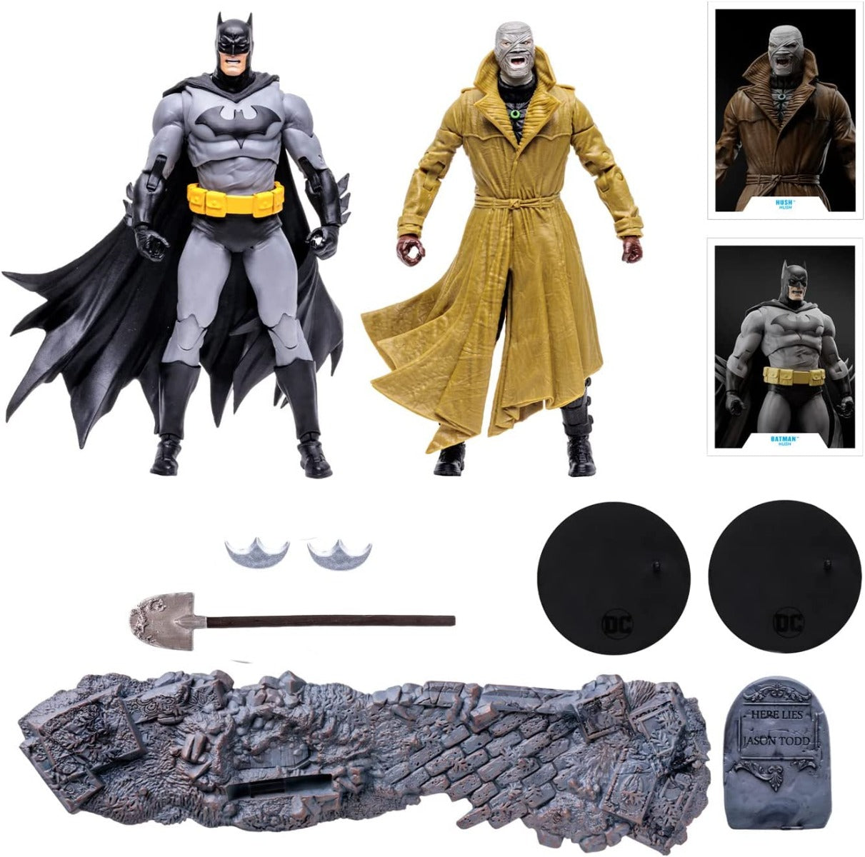 Buy DC Multiverse Batman vs Hush 7inch Action Figure Multipack | Yallatoys.com