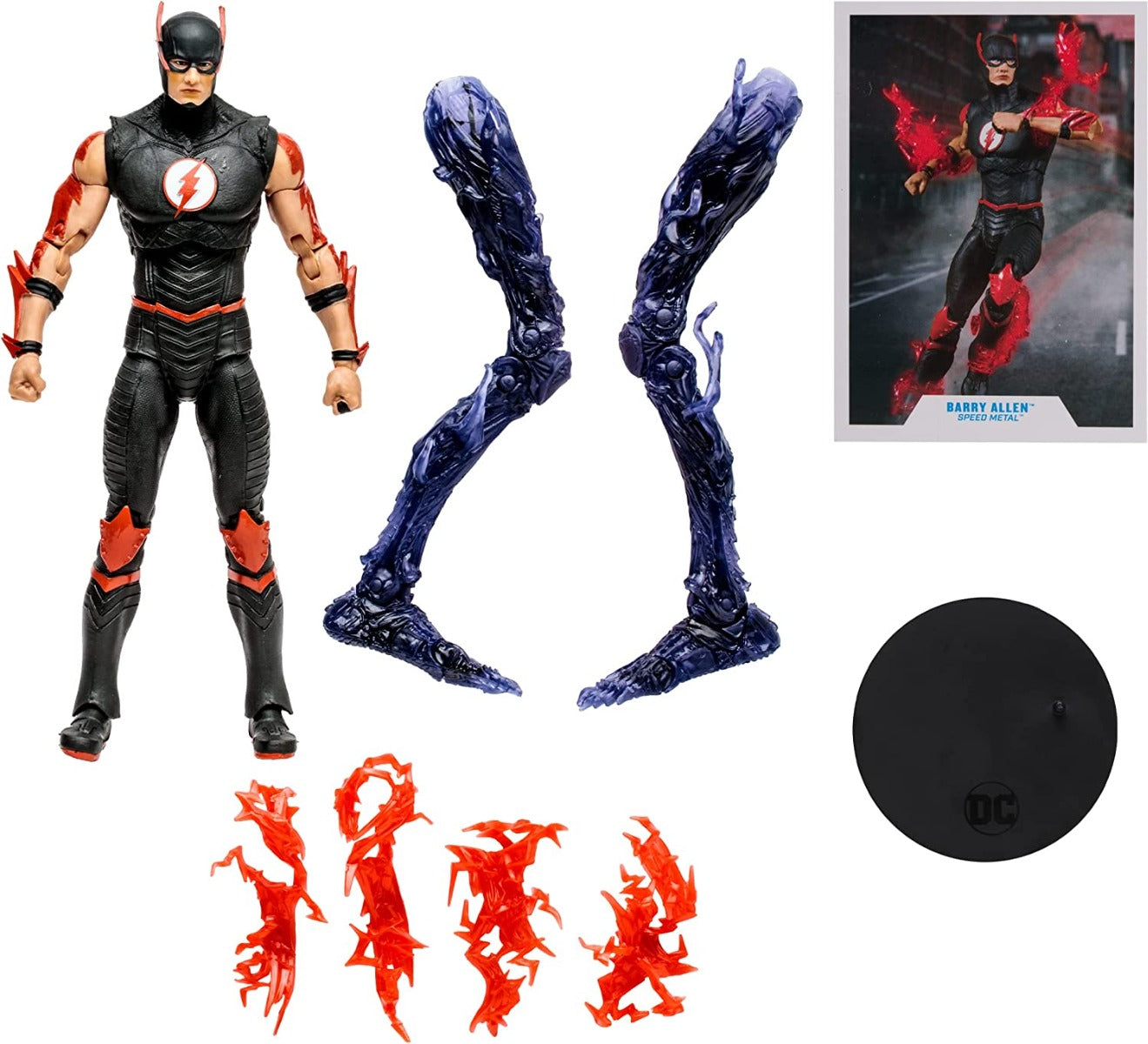 Buy DC Multiverse Build A 7inch Speed Metal Barry Allen Action Figure | Yallatoys.com