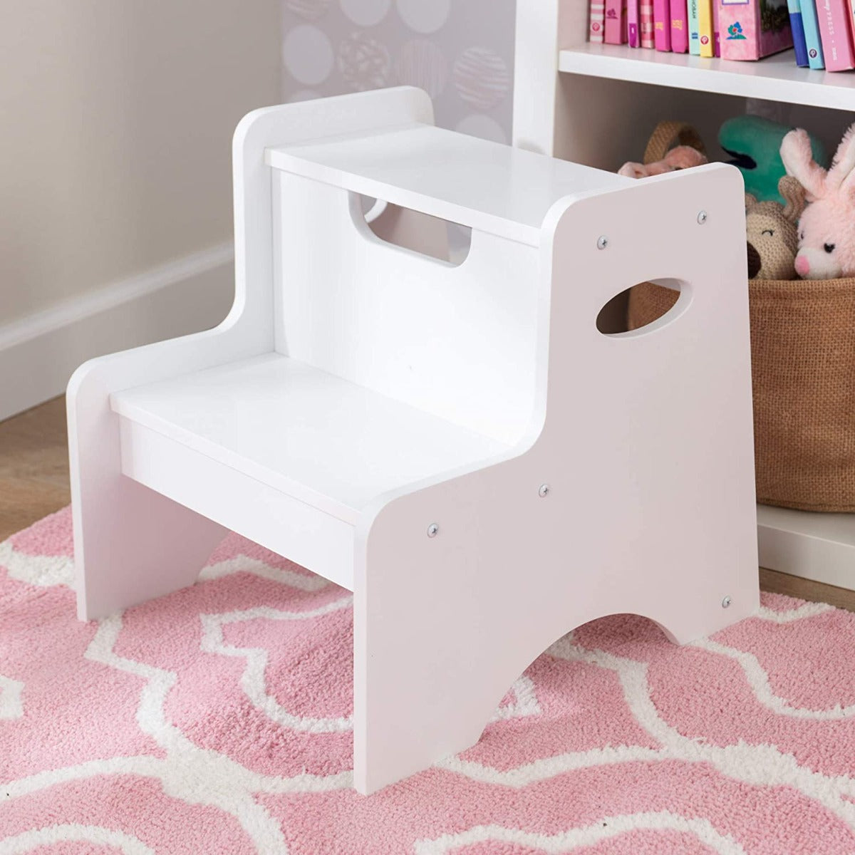 Buy KidKraft Two Step Stool White | Yallatoys.com