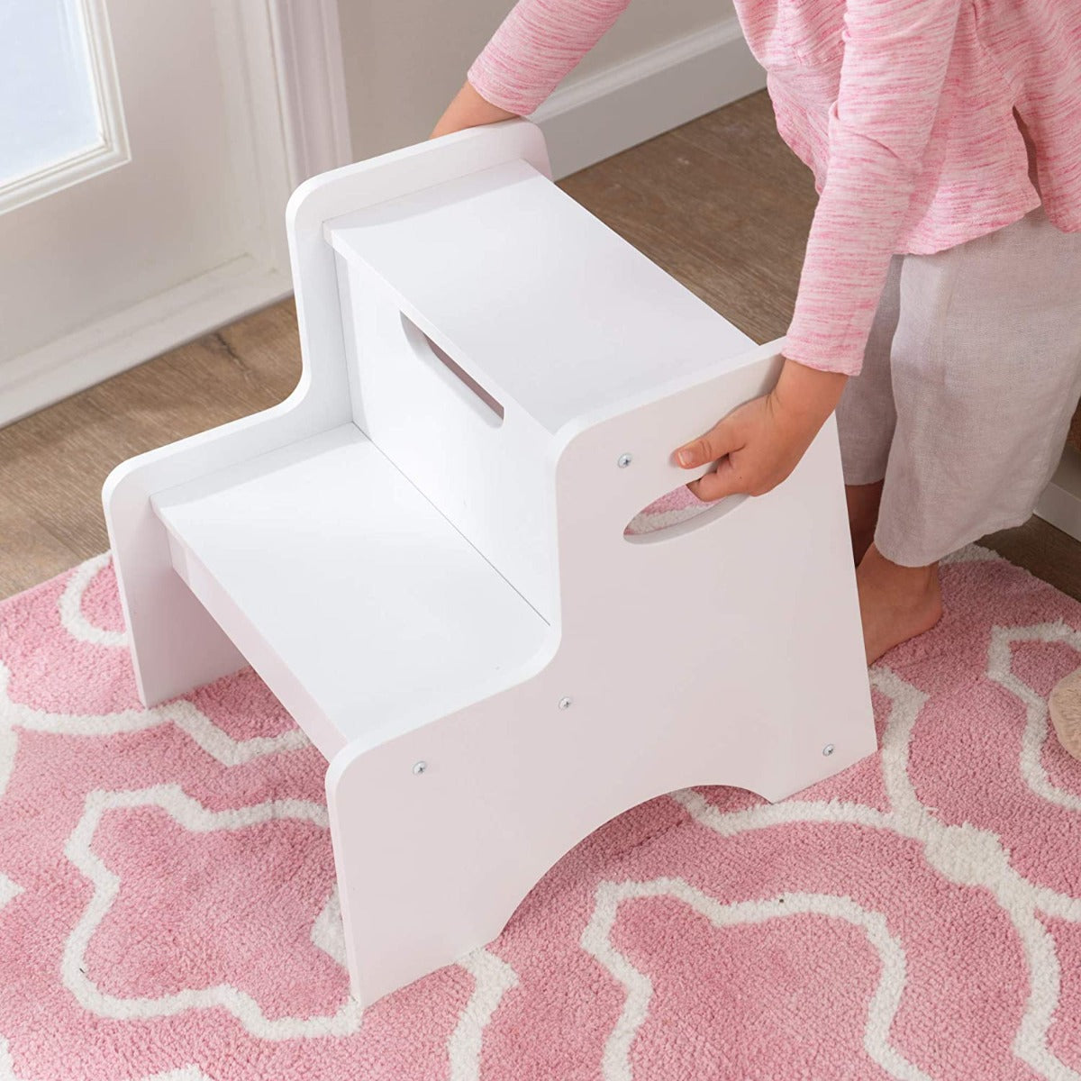 Buy KidKraft Two Step Stool White | Yallatoys.com
