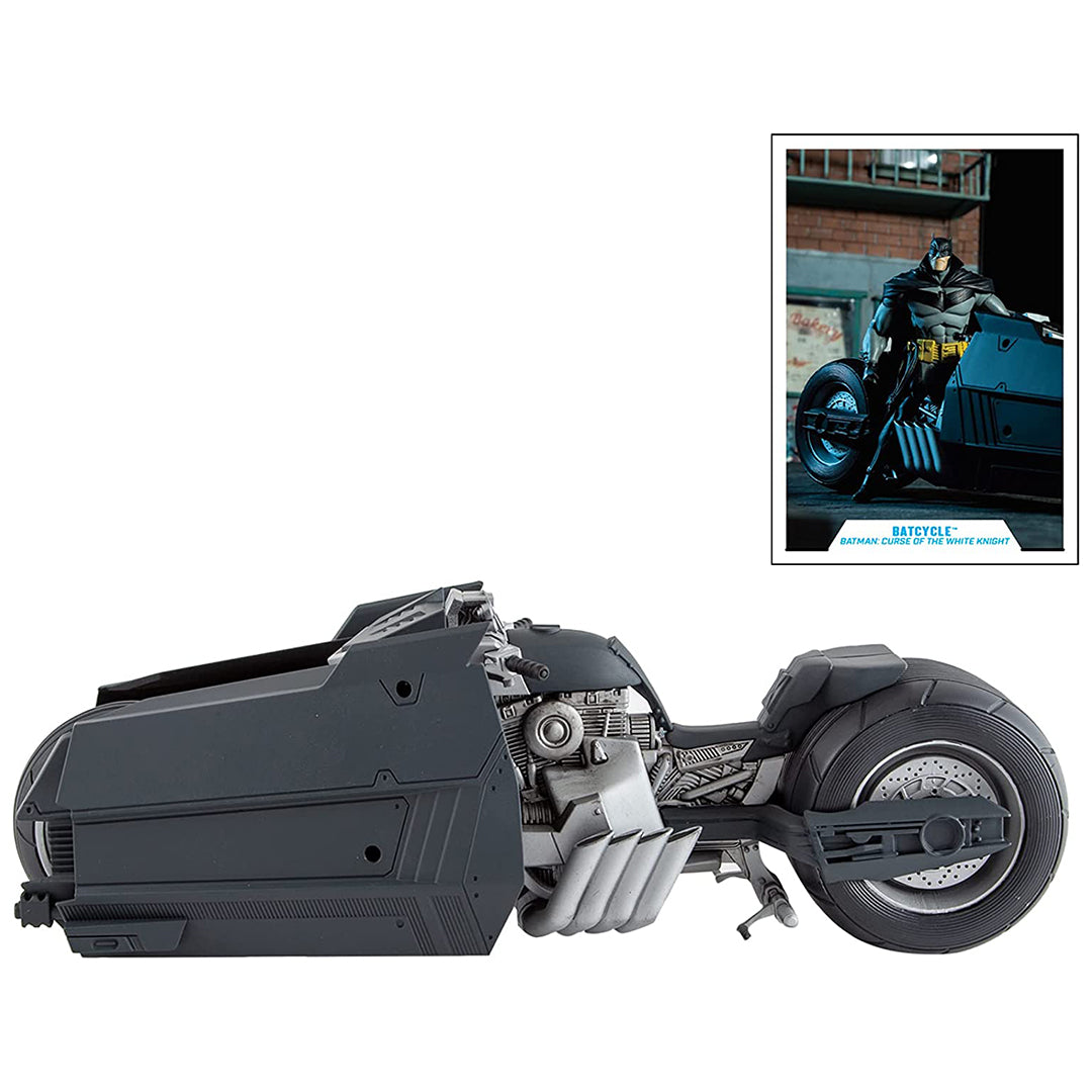 Buy DC Multiverse Vehicles White Knight Batcycle | Yallatoys.com