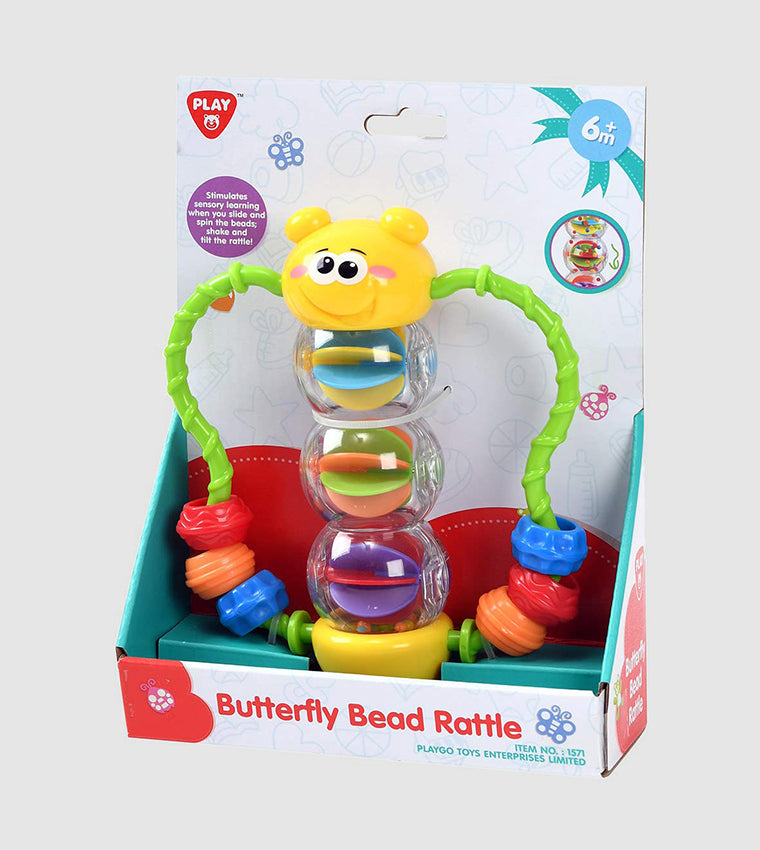 Buy Playgo Butterfly Bead Rattle | Yallatoys.com