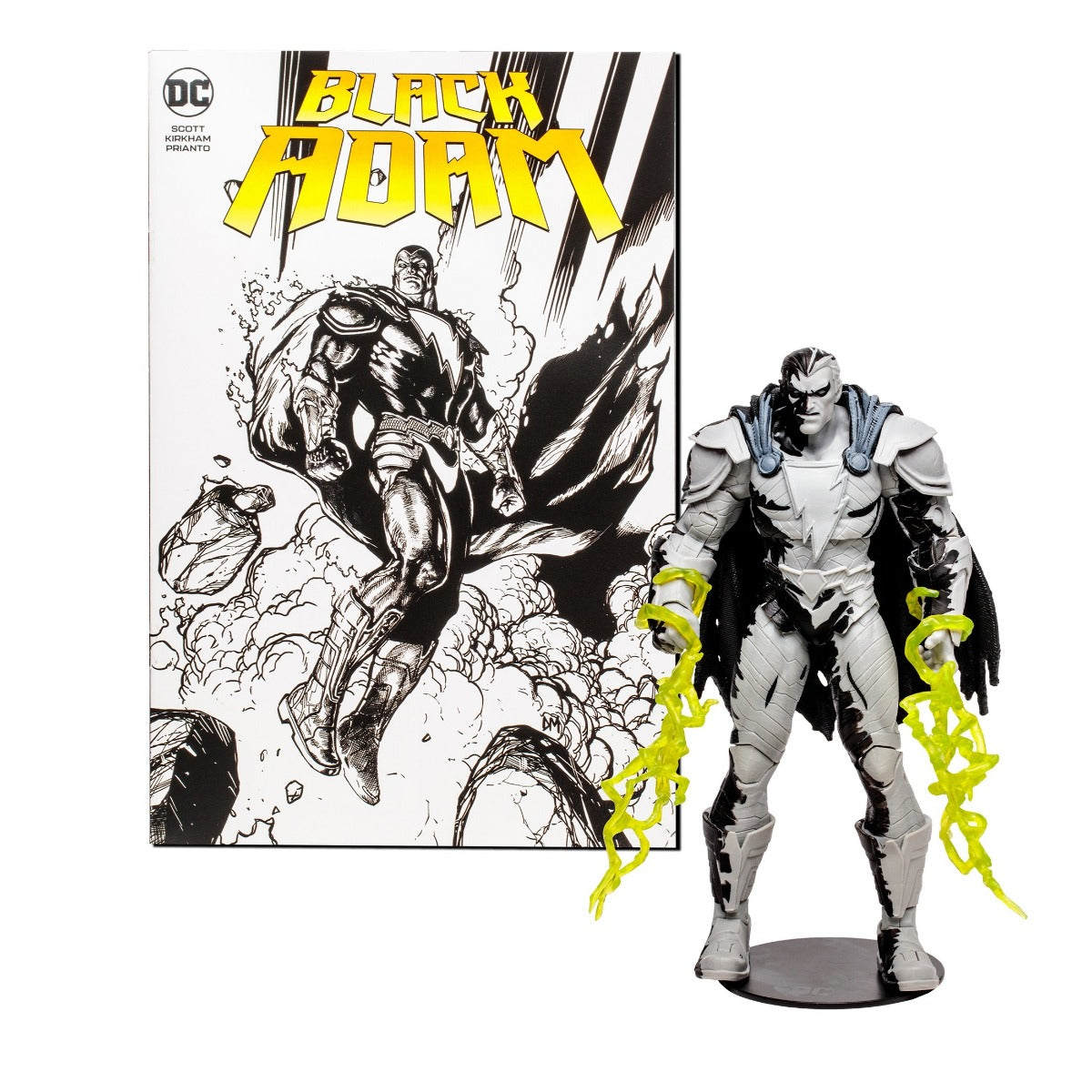 Buy DC Direct Black Adam Line Art Variant Gold Label 7inch Figure With Comic | Yallatoys.com