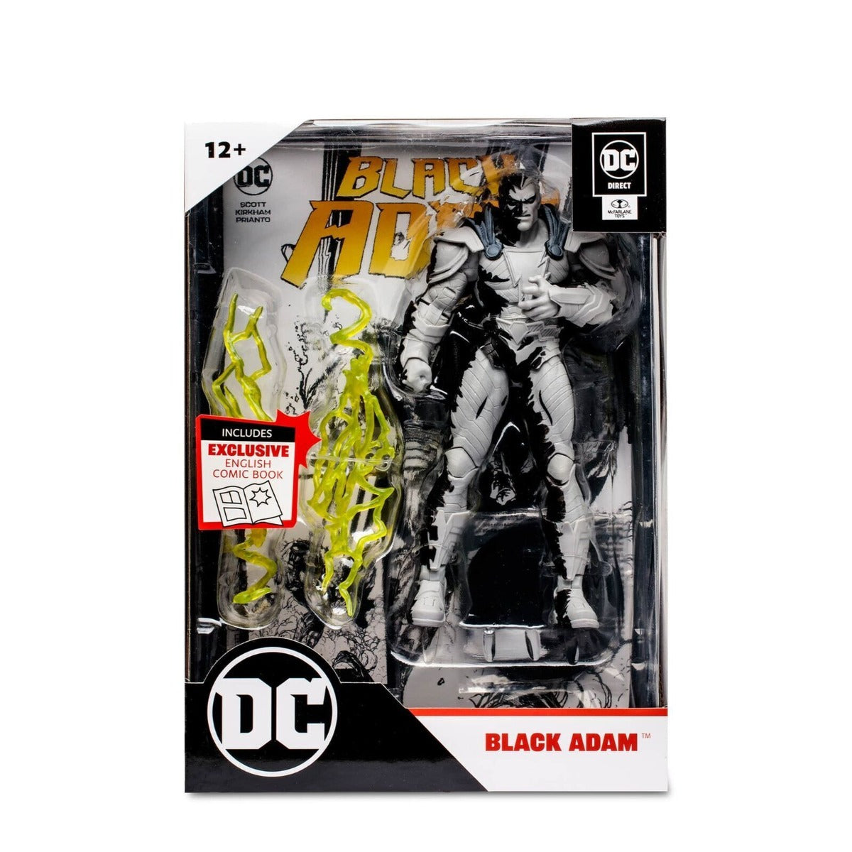 Buy DC Direct Black Adam Line Art Variant Gold Label 7inch Figure With Comic | Yallatoys.com