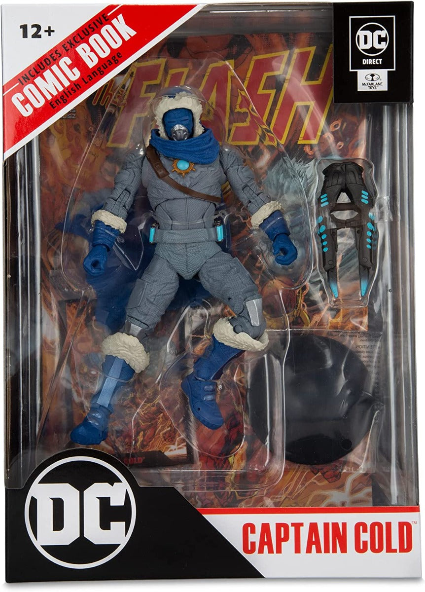 Buy DC Direct The Flash Wave 2 Captain Cold 7inch Action Figure with Comic | Yallatoys.com
