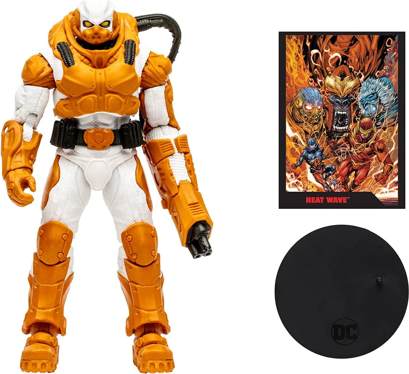 Buy DC Direct The Flash Heat Wave 7inch Action Figure with Comic Wave 2 | Yallatoys.com