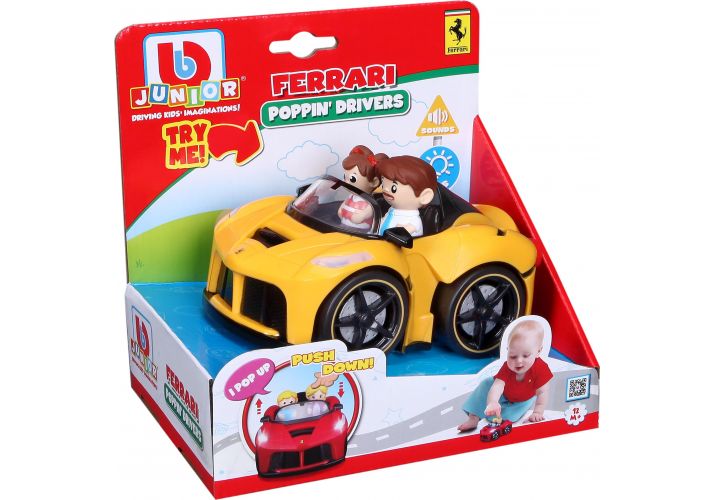 Buy BB Junior Ferrari Poppin Driver LaFerrari Aperta Collectible Car | Yallatoys.com