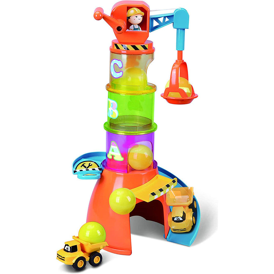 Buy BB Junior Volvo 5 in 1 Stacking Crane | Yallatoys.com
