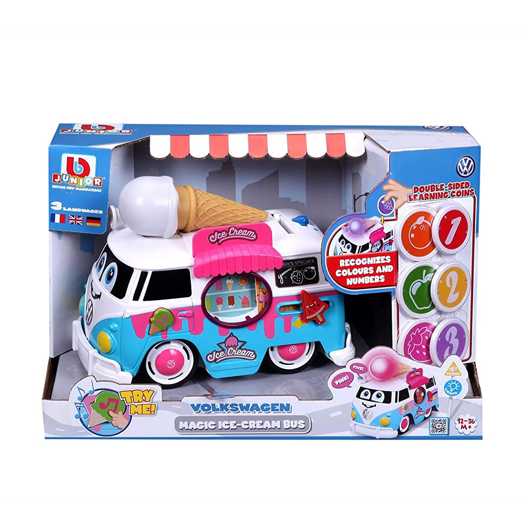 Buy BB Junior Volkswagen Magic Ice Cream Bus | Yallatoys.com