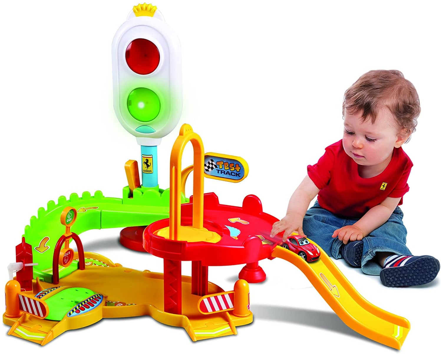 Buy BB Junior Ferrari Test Track With F12berlinetta Car | Yallatoys.com