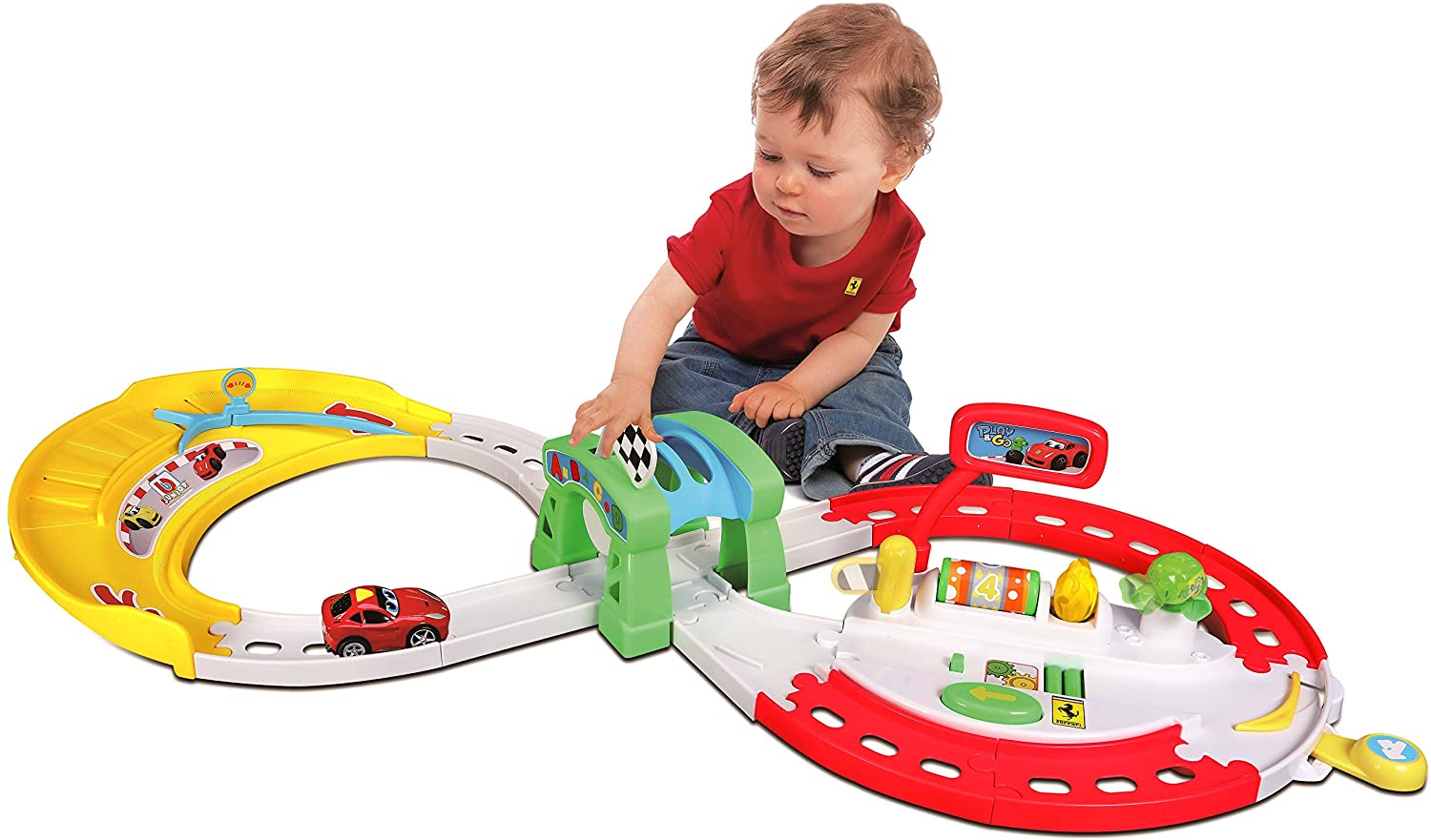 Buy BB Junior Ferrari Rock N Raceway Motorized F12berlinetta Set | Yallatoys.com