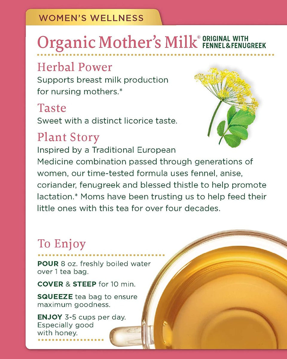 TM MOTHERS MILK 16 TEA Traditional Medicinal Tea Yallatoys