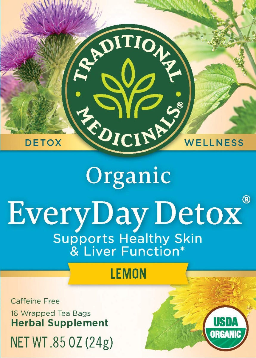 TM LEMON EVERYDAY DETOX 16 TEA Traditional Medicinal Tea Yallatoys