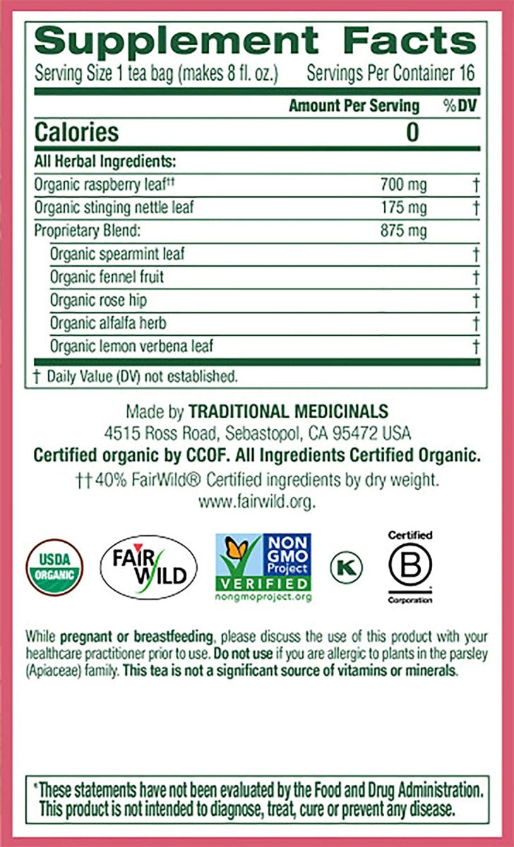 TM PREGNANCY TEA 16 TEA Traditional Medicinal Tea Yallatoys