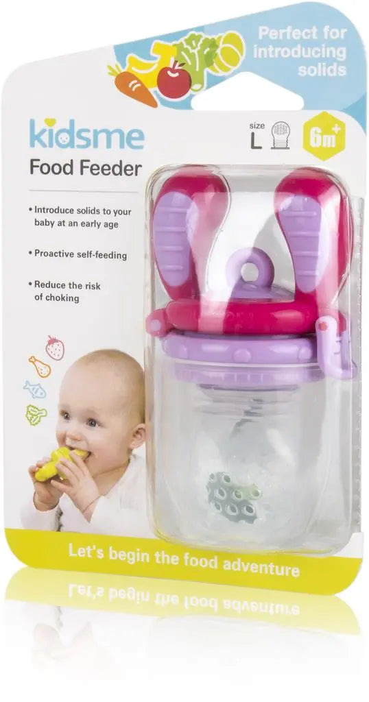 Kidsme Food Feeder Single Pack(Size:L  Lavender Kidsme Yallatoys