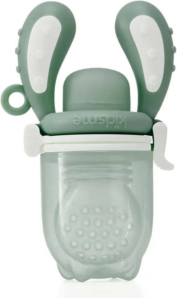 Kidsme Food Feeder Max Size: L Mint With Semi Transparent Cap Kidsme Yallatoys