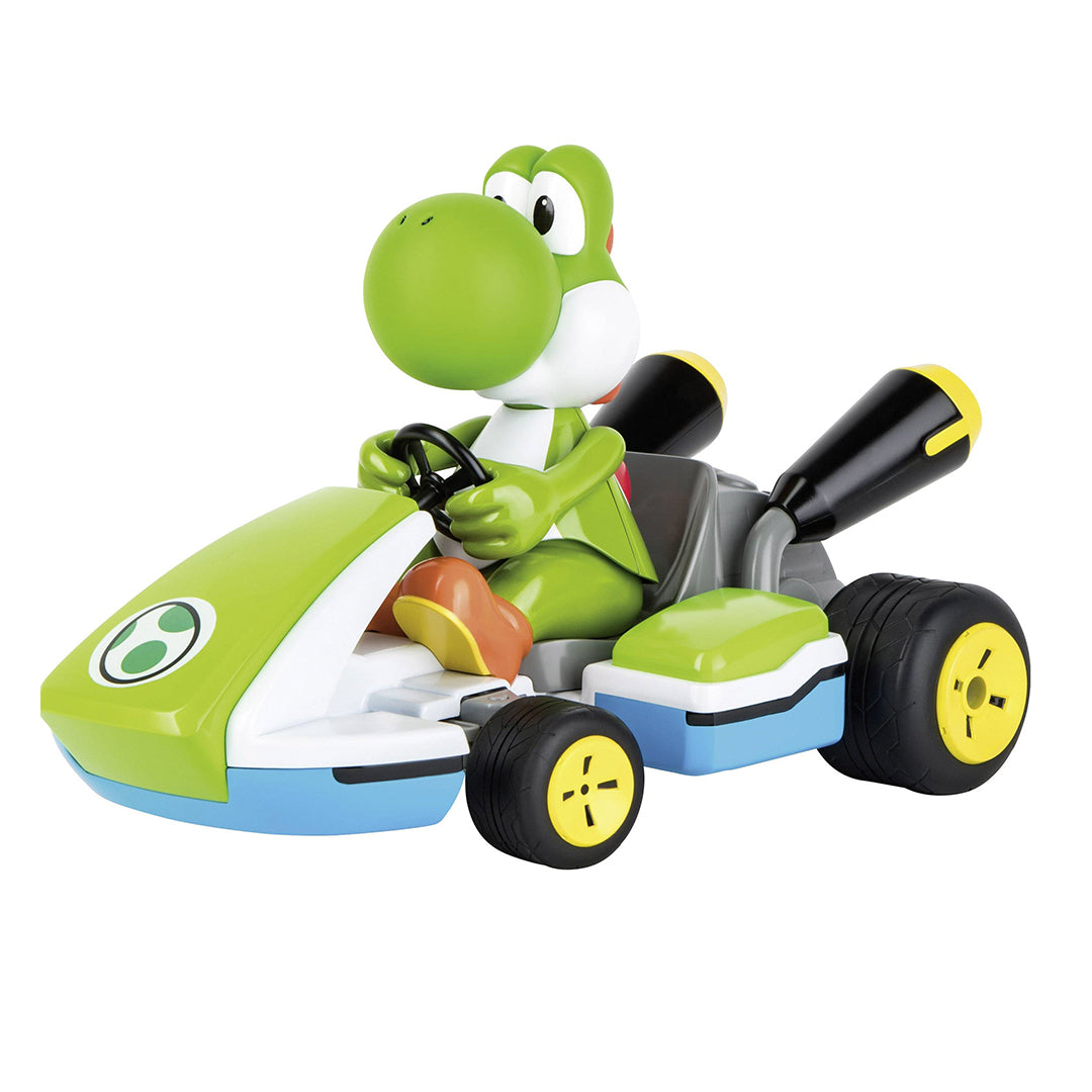 Buy Carrera Remote Control Mario Kart Yoshi Race Kart 1:16 Splash Proof Vehicle with Sound and Body Tilting Action | Yallatoys.com