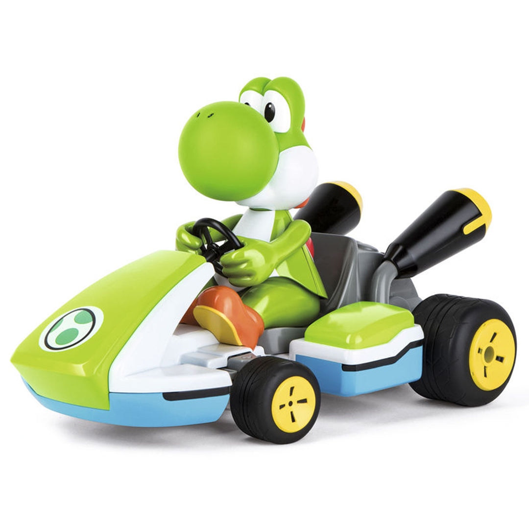 Buy Carrera Remote Control Mario Kart Yoshi Race Kart 1:16 Splash Proof Vehicle with Sound and Body Tilting Action | Yallatoys.com