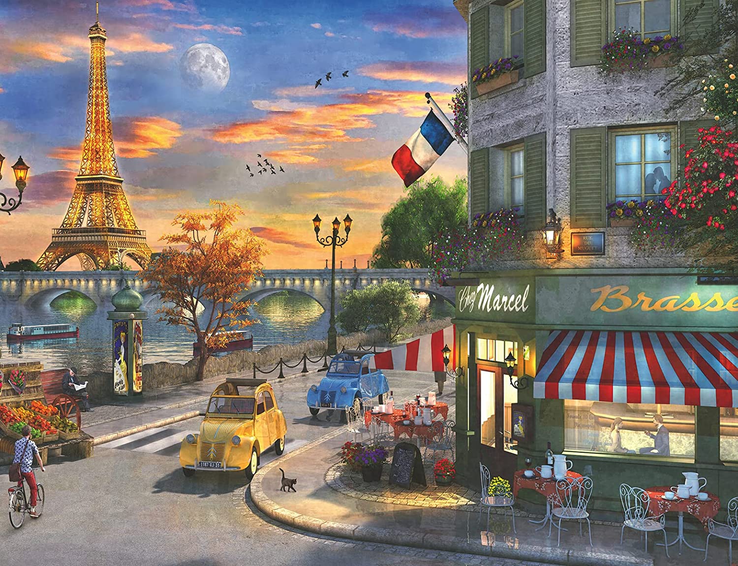 Buy Ravensburger Paris Sunset 2000pcs Jigsaw Puzzle | Yallatoys.com