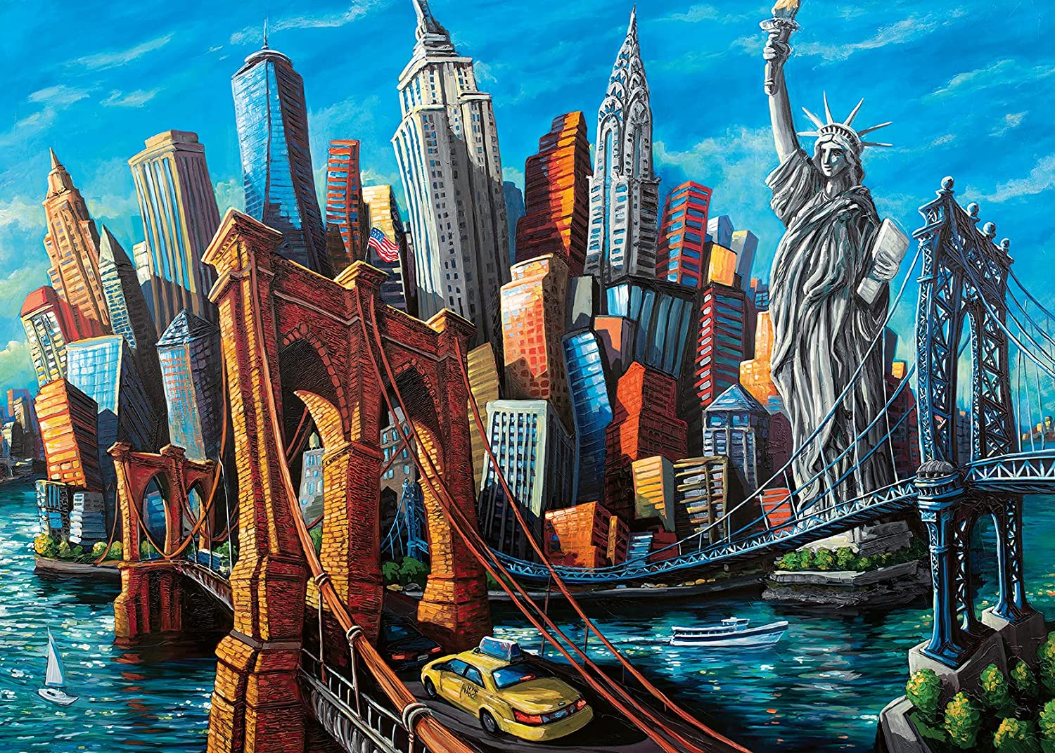Buy Ravensburger Welcome to New York 1000pcs Jigsaw Puzzle | Yallatoys.com