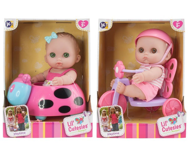 Buy Jc Toys Lil Cutesies 8.5Inch Vinyl Baby Doll With Ride On (Sold Separately Subject to Availability) | Yallatoys.com
