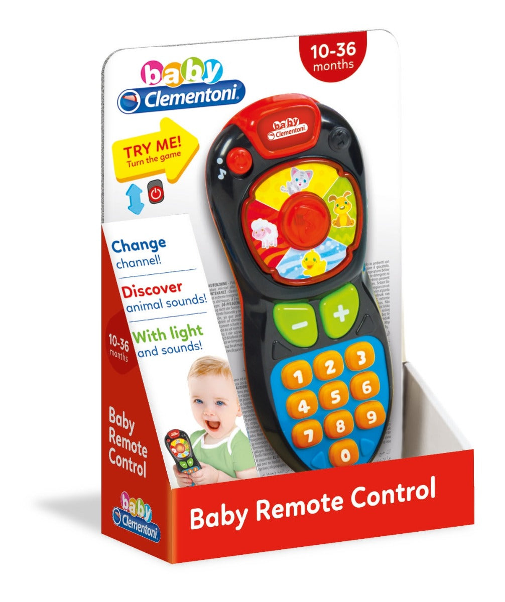 Buy Clementoni Baby Remote Controller Electronic TV Remote, Multicoloured | Yallatoys.com