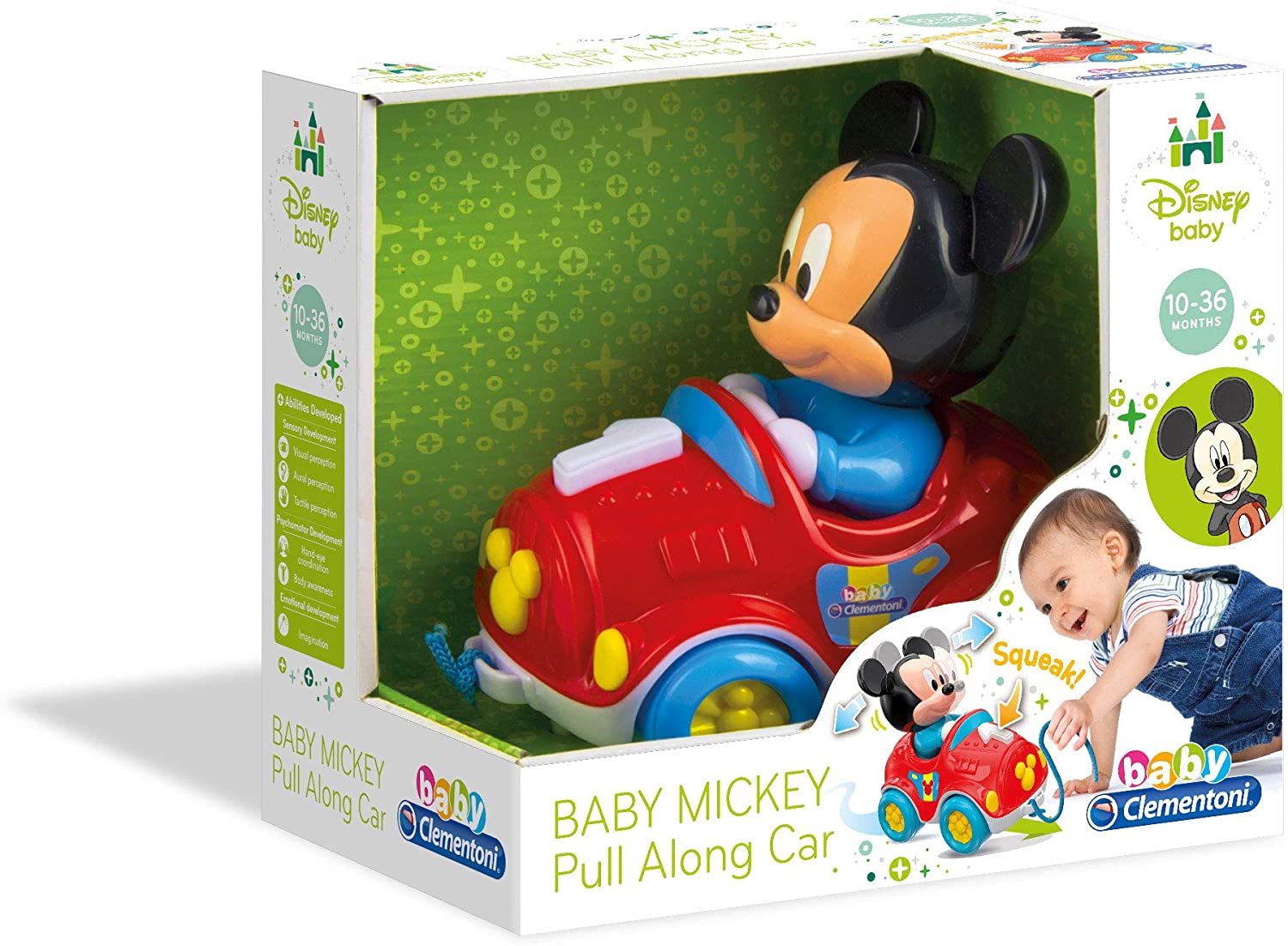 Buy Disney Baby Mickey Pull Along Car | Yallatoys.com