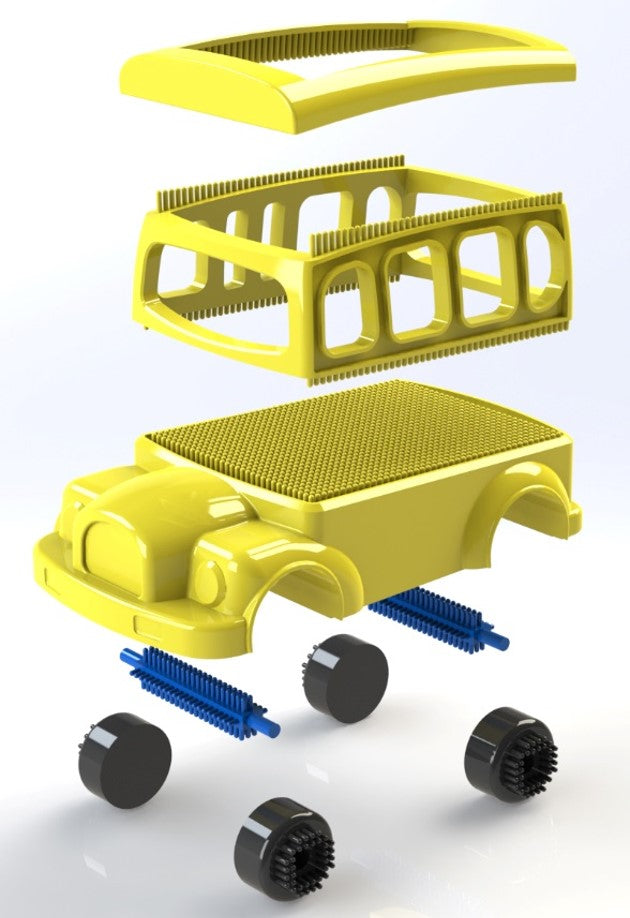 Buy Cocomelon School Bus Building Blocks Playset | Yallatoys.com