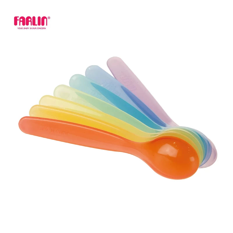 Farlin  Rainbow Spoon Set - Elder Farlin Yallatoys