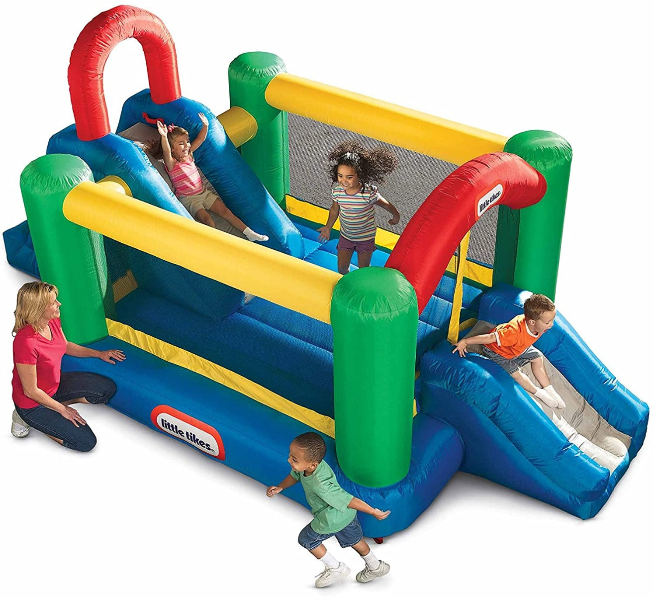 Buy Little Tikes Jump N Double Slide Bouncer | Yallatoys.com