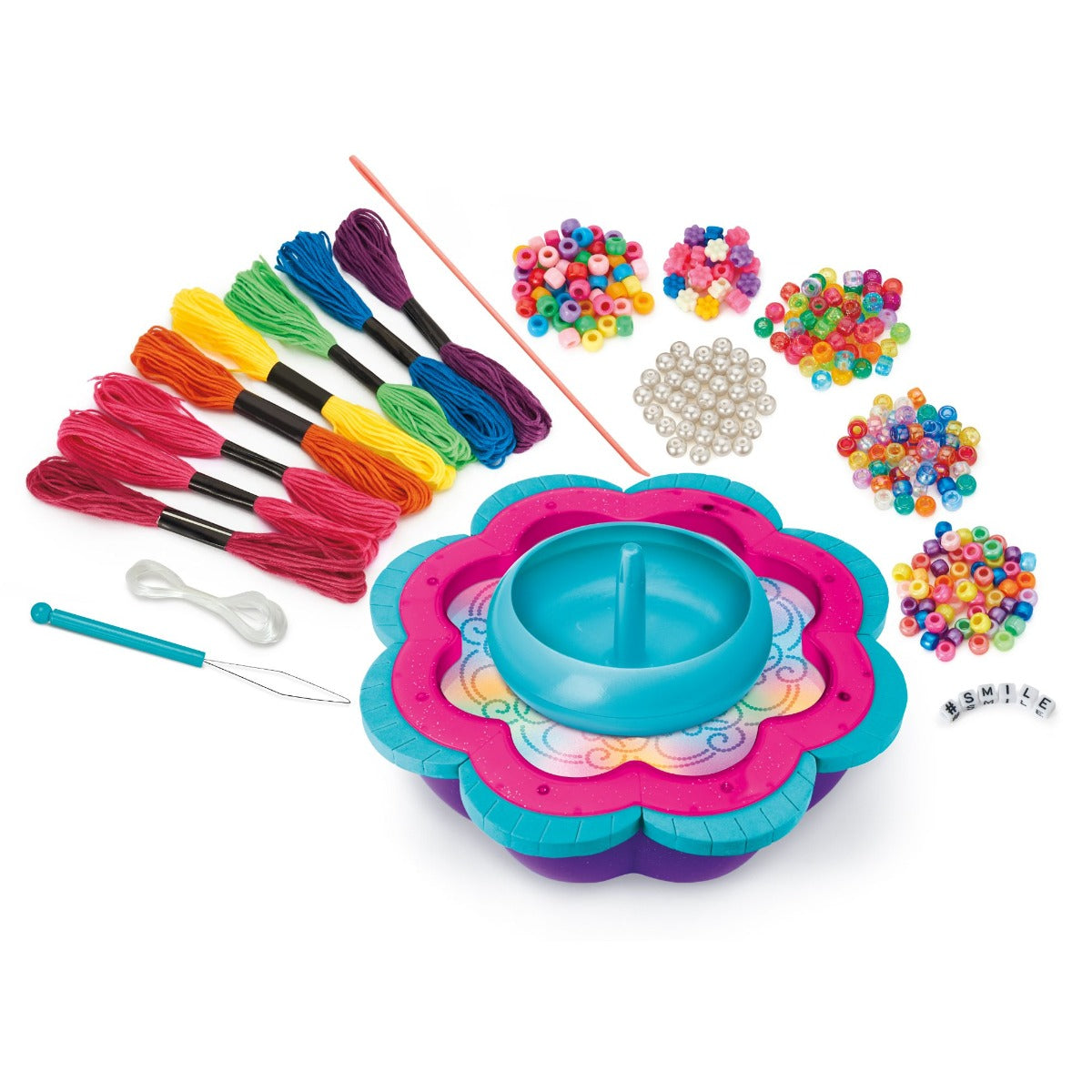 Buy Shimmer N Sparkle 2 in 1 Spin & Bead Bracelet Studio | Yallatoys.com