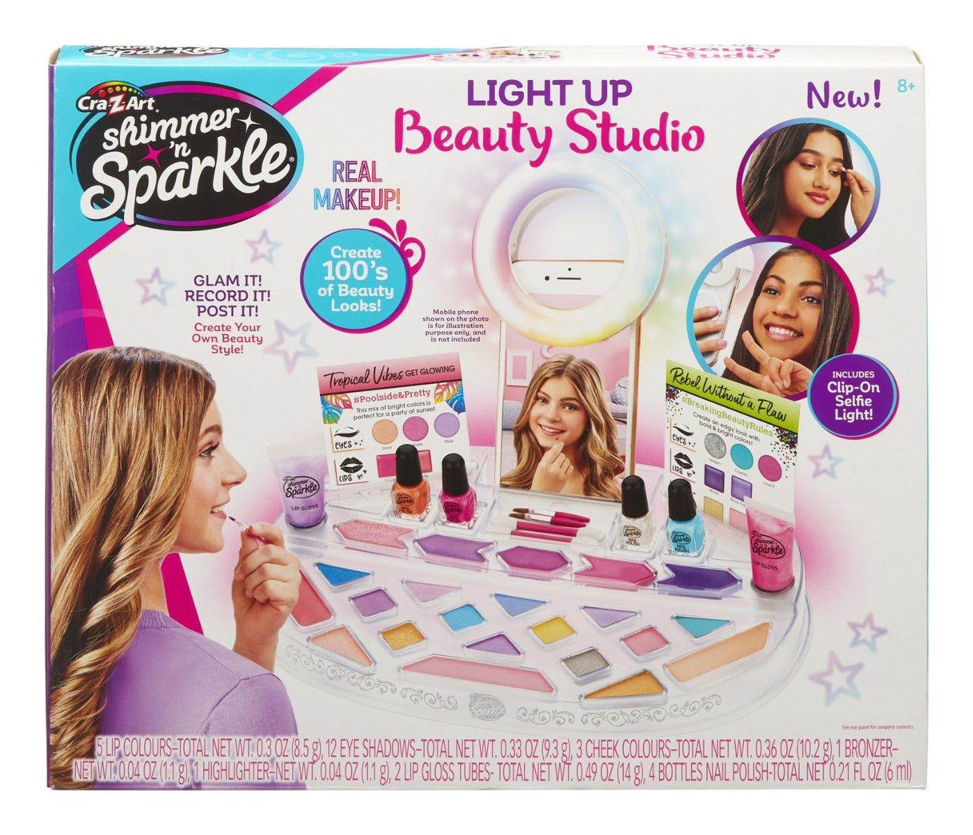 Buy Shimmer N Sparkle Light Up Beauty Studio | Yallatoys.com