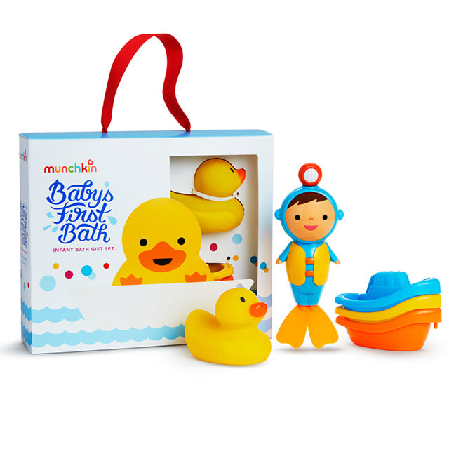 Munchkin Baby'S First Bath Gift Set Munchkin Yallatoys