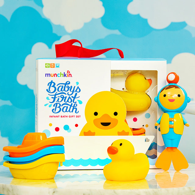 Munchkin Baby'S First Bath Gift Set Munchkin Yallatoys