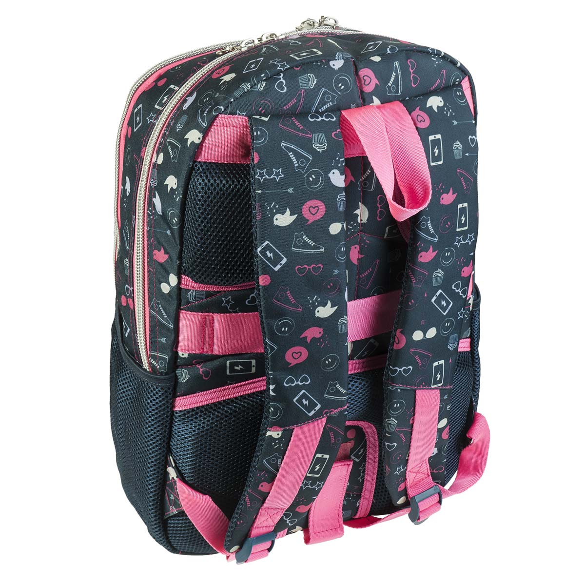 Buy Busquets Backpack Double Side Padded Base Tweet Me 17.5inch | Yallatoys.com