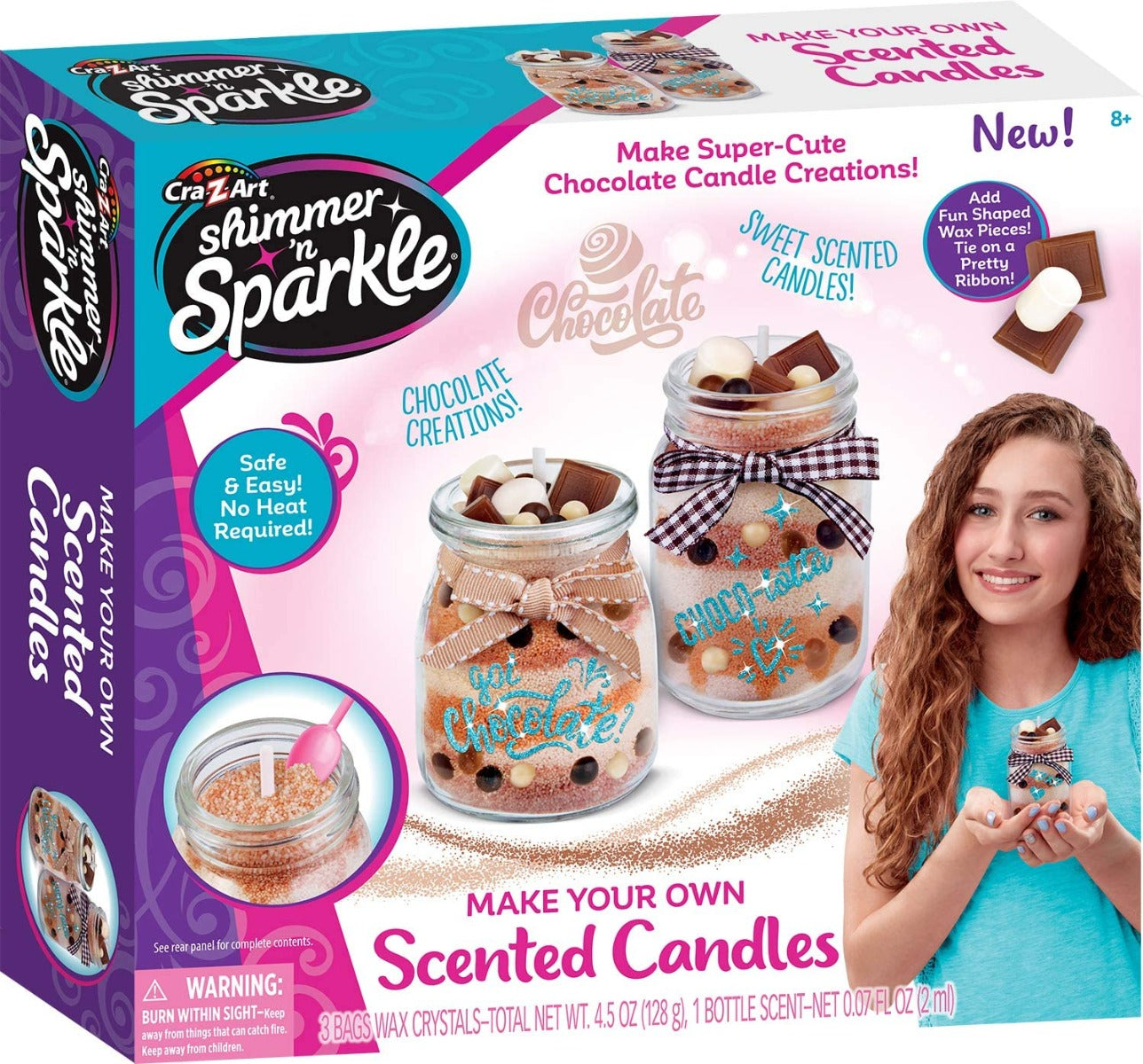 Buy Shimmer N Sparkle Make Your Own Scented Candles Chocolate | Yallatoys.com