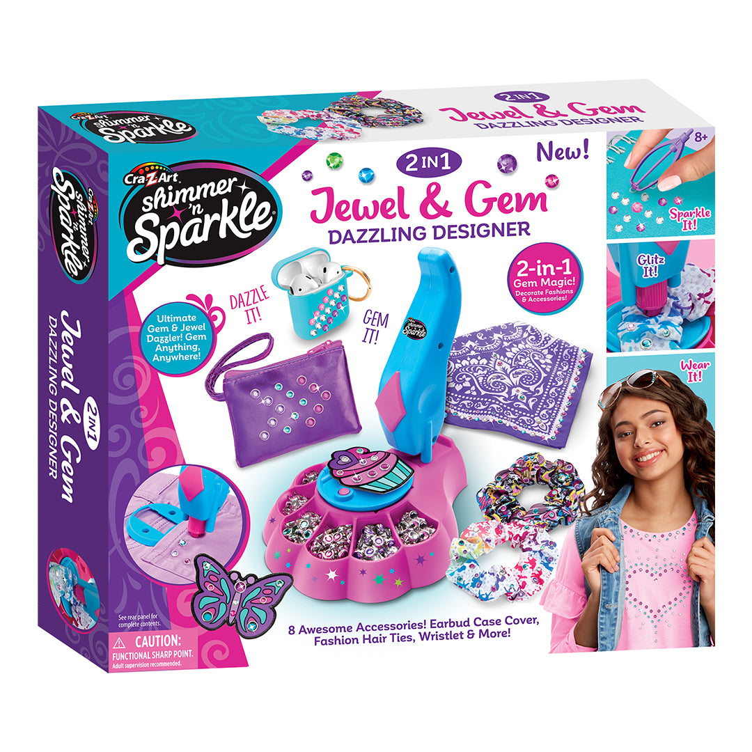 Buy Shimmer `N Sparkle Ultimate 2 In 1 Jewel & Gem Dazzling Designer | Yallatoys.com