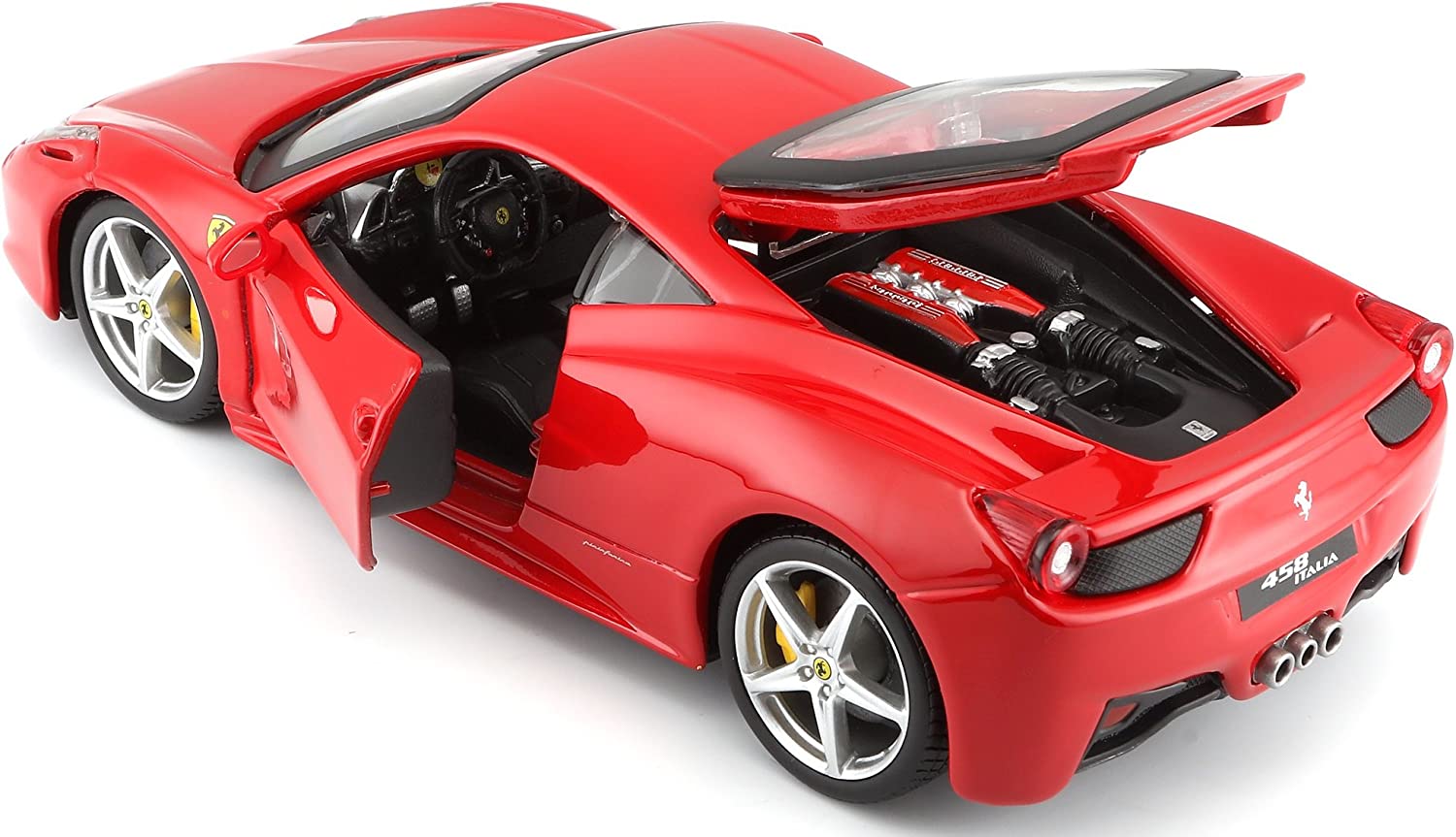 Buy Bburago Ferrari 458 Italia Red Diecast Model Car | Yallatoys.com