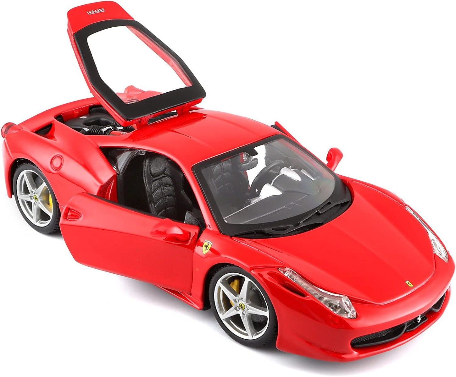 Buy Bburago Ferrari 458 Italia Red Diecast Model Car | Yallatoys.com