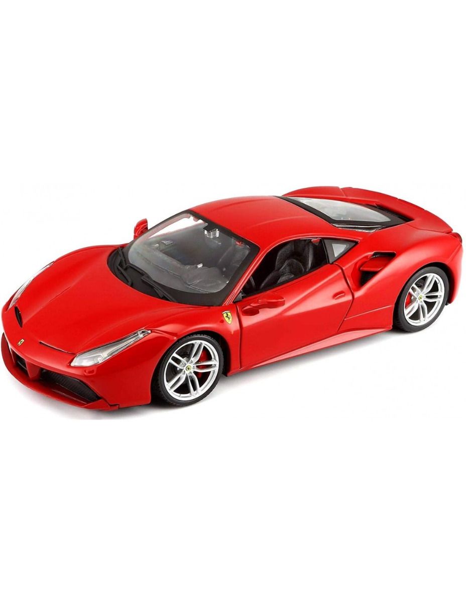 Buy Bburago Ferrari Race & Play 488 GTB Red Diecast Model | Yallatoys.com