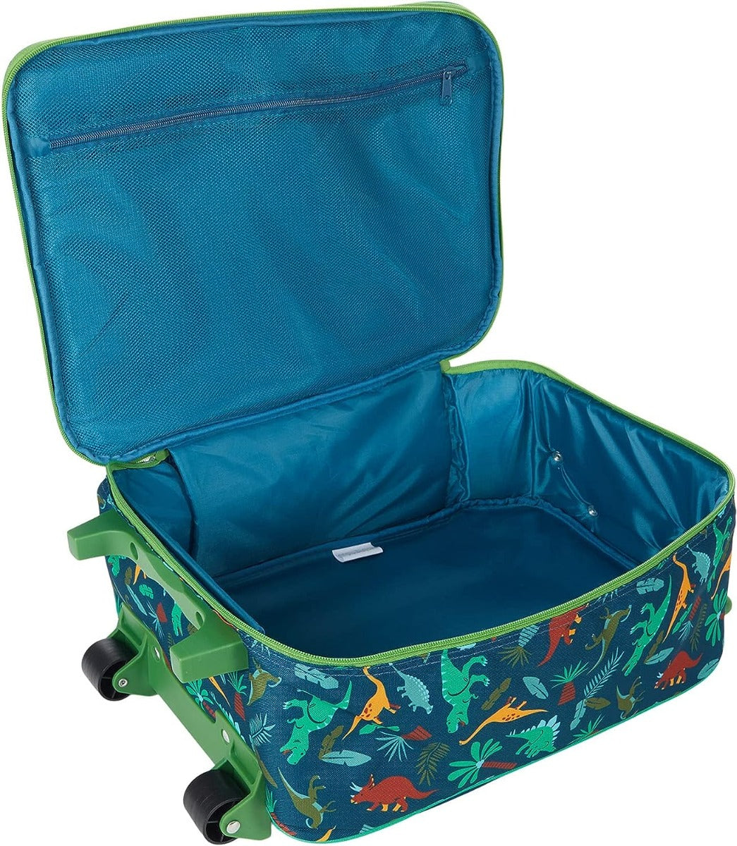 18-inch Dinosaur Print Kids Rolling Luggage