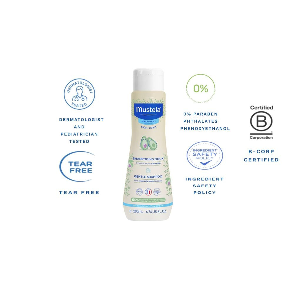 Mustela  Gentle Shampoo 200Ml Mustela Yallatoys