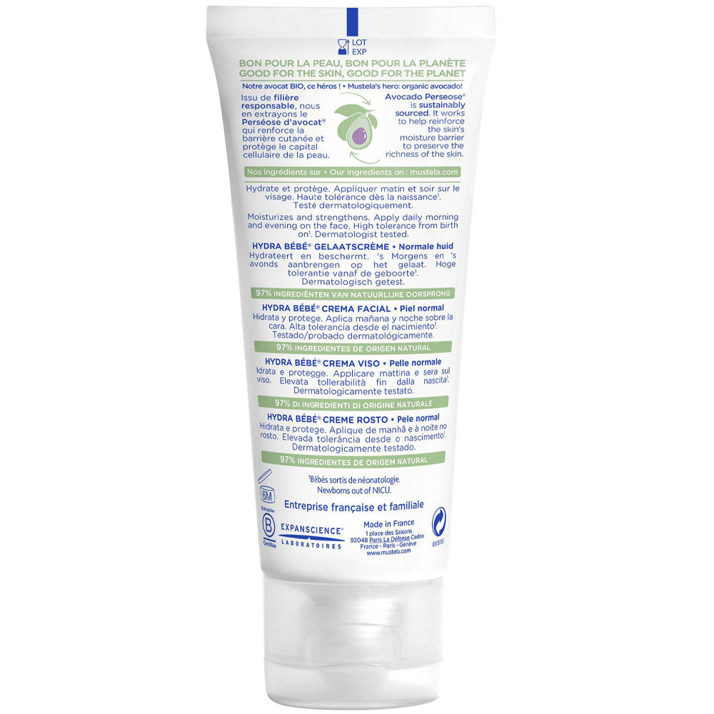 Mustela  Hydra Bebe Facial Cream 40Ml Mustela Yallatoys