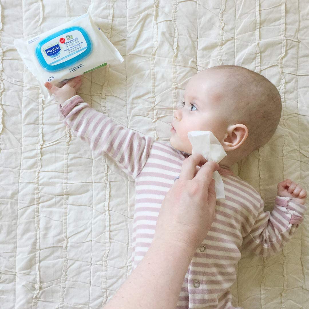Mustela  Facial Cleansing Cloths 25'S Mustela Yallatoys