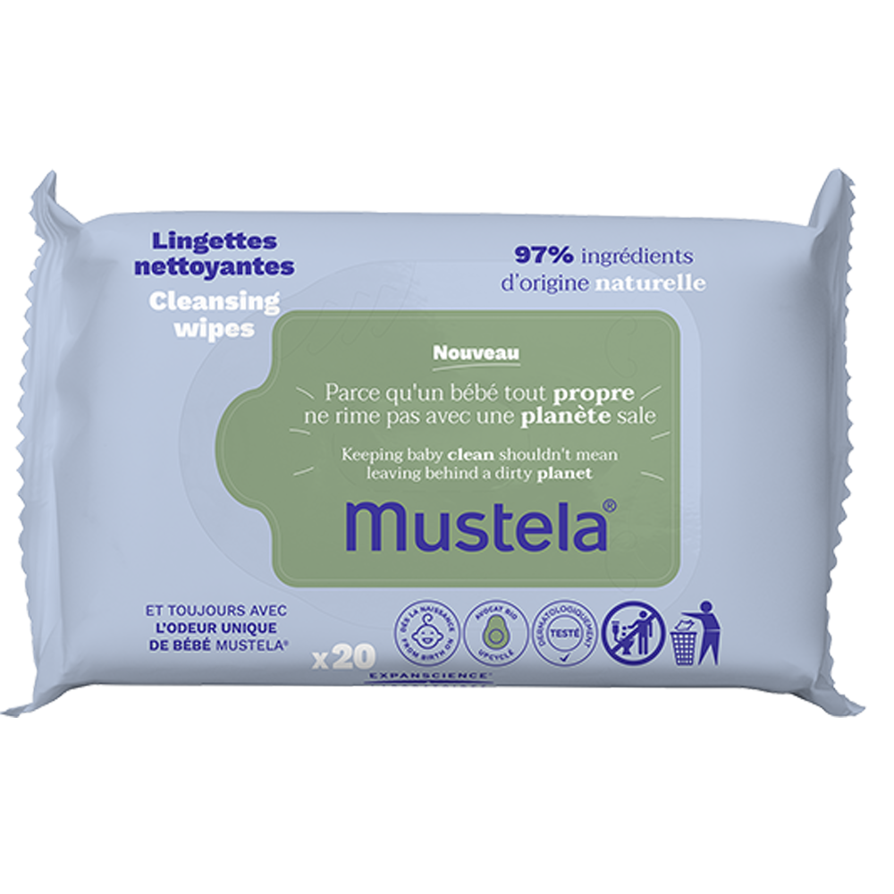 Mustela  Facial Cleansing Cloths 25'S Mustela Yallatoys
