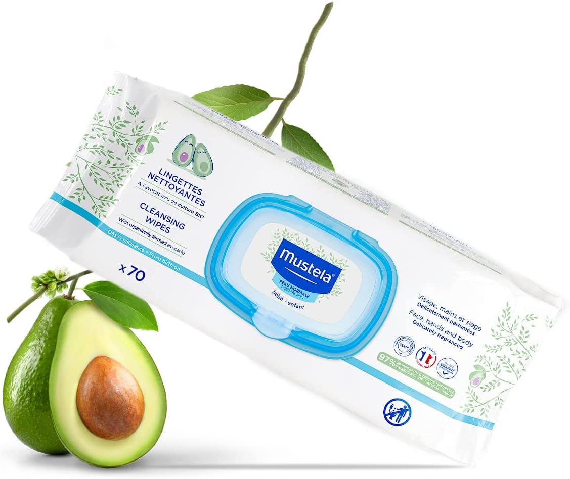Mustela  70 Wipes For Diaper Change Mustela Yallatoys