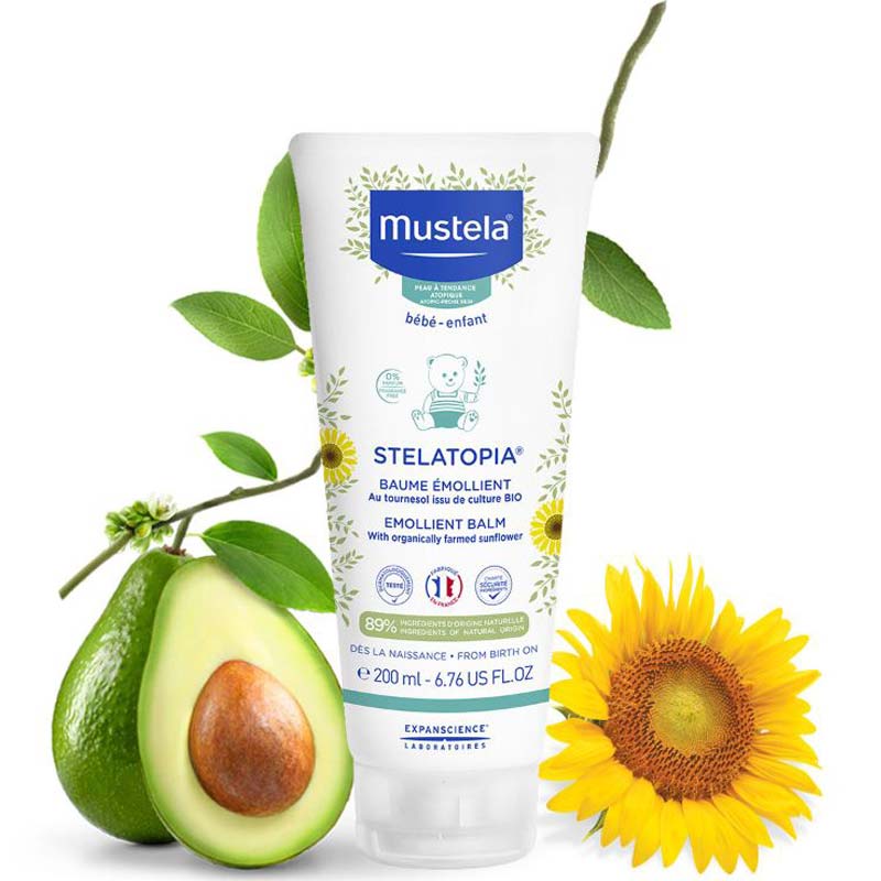 Mustela  Stelatopia Emollient Balm 200Ml Mustela Yallatoys