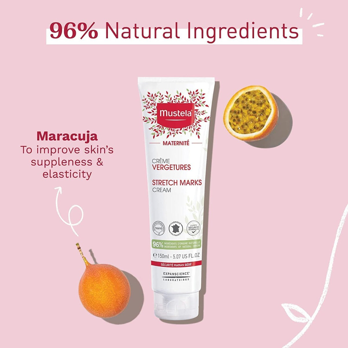 Mustela  Strech Mark Prev. Cream 150Ml Mustela Yallatoys